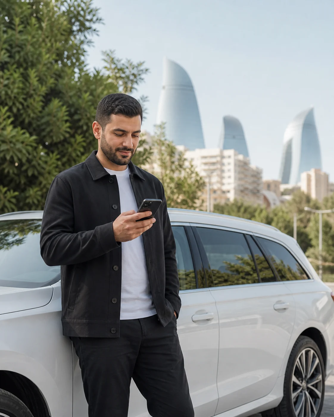 Park508 sürücüsü balansını telefonla izləyir